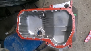 Замена поддона двигателя Audi S2  